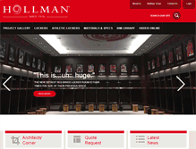 Tablet Screenshot of hollman.com